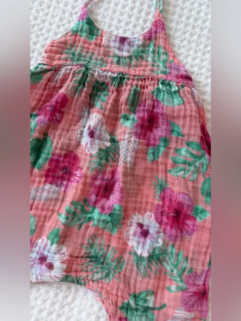 Angel Dear Floral Romper Baby Girl 6-12 months